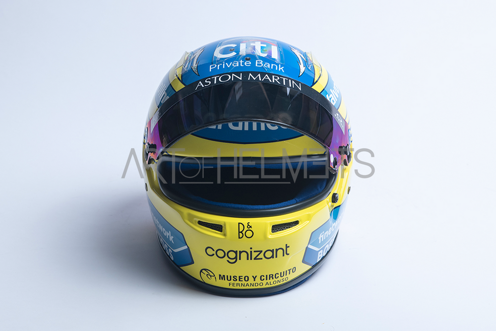 Fernando Alonso 2024 F1 Full-Size 1:1 Replica Helmet