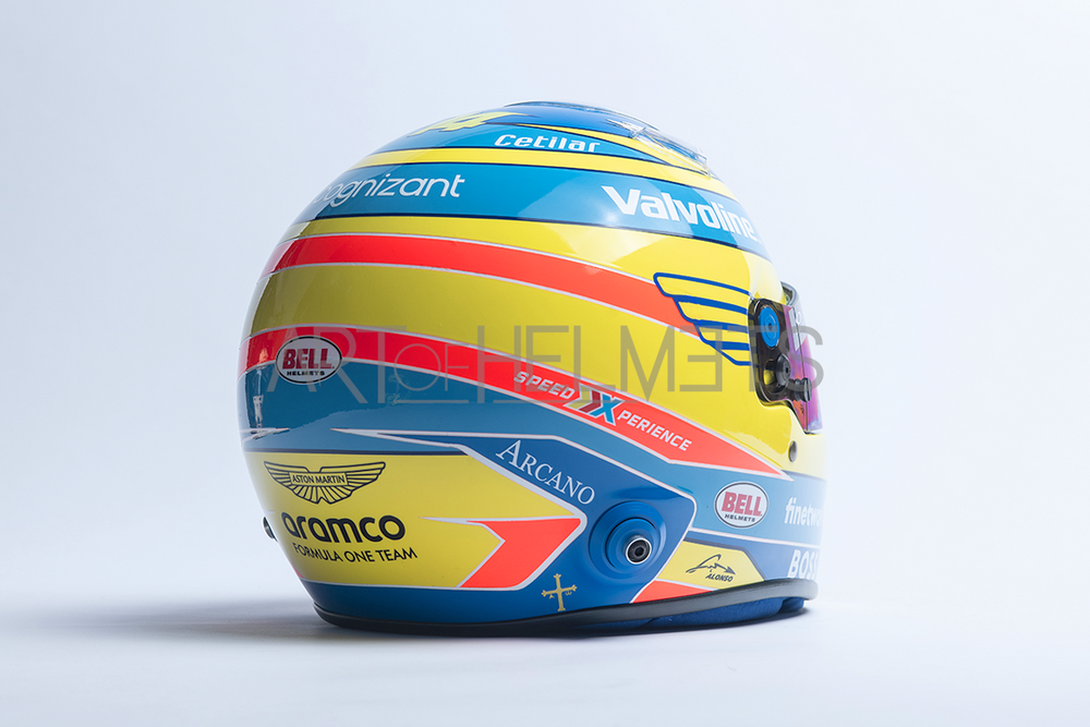 Fernando Alonso 2024 F1 Full-Size 1:1 Replica Helmet