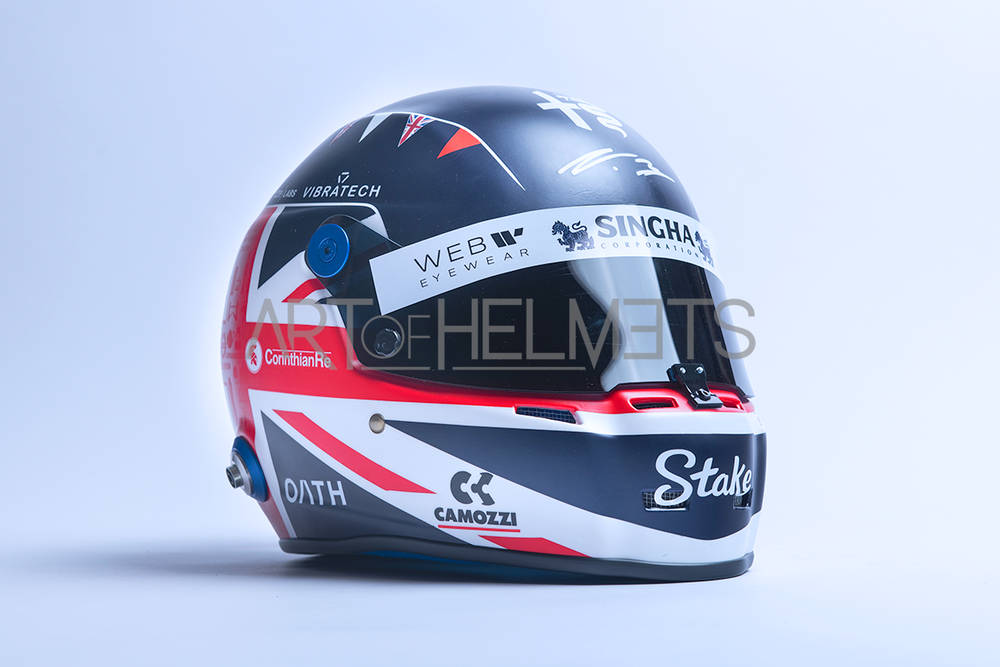 Valtteri Bottas 2023 F1 Silverstone Grand Prix Full-Size 1:1 Replica Helmet