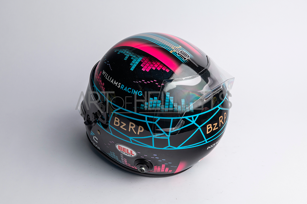 Franco Colapinto 2024 F2 "CLPNT x BZRP" Full-Size 1:1 Replica Helmet