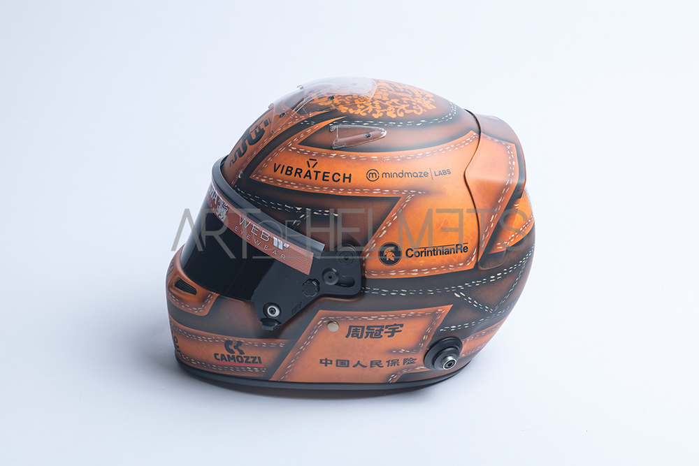 Zhou Guanyu 2023 F1 Austin Grand Prix Full-Size 1:1 Replica Helmet