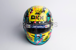 Lando Norris 2024 Silverstone "GIF" Helmet - Hand Painted by Daniela Montesano