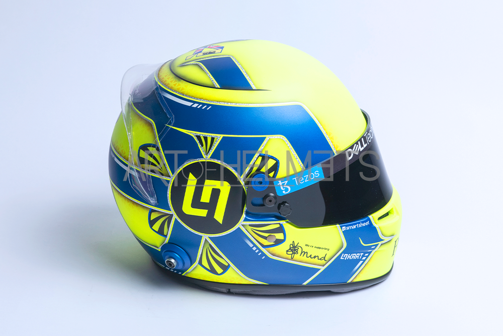 Lando Norris 2022 F1 Full-Size 1:1 Replica Helmet