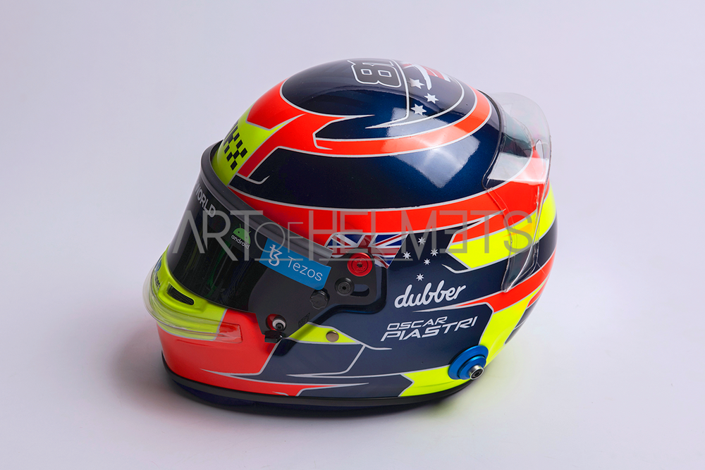 Oscar Piastri 2023 F1 Full-Size 1:1 Replica Helmet