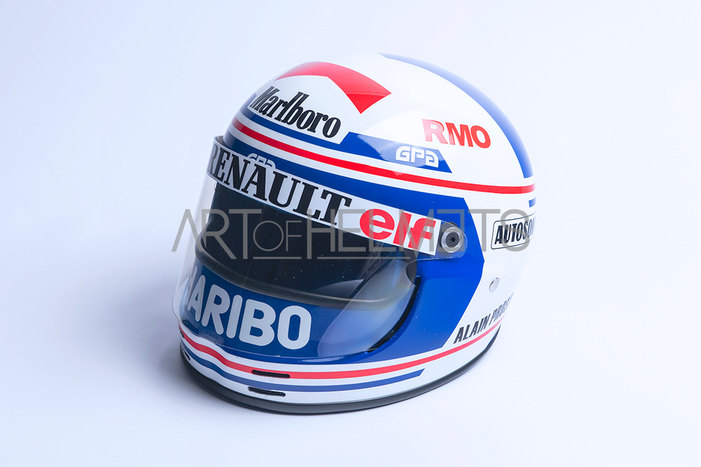 Alain Prost 1983 F1 Full-Size 1:1 Replica Helmet