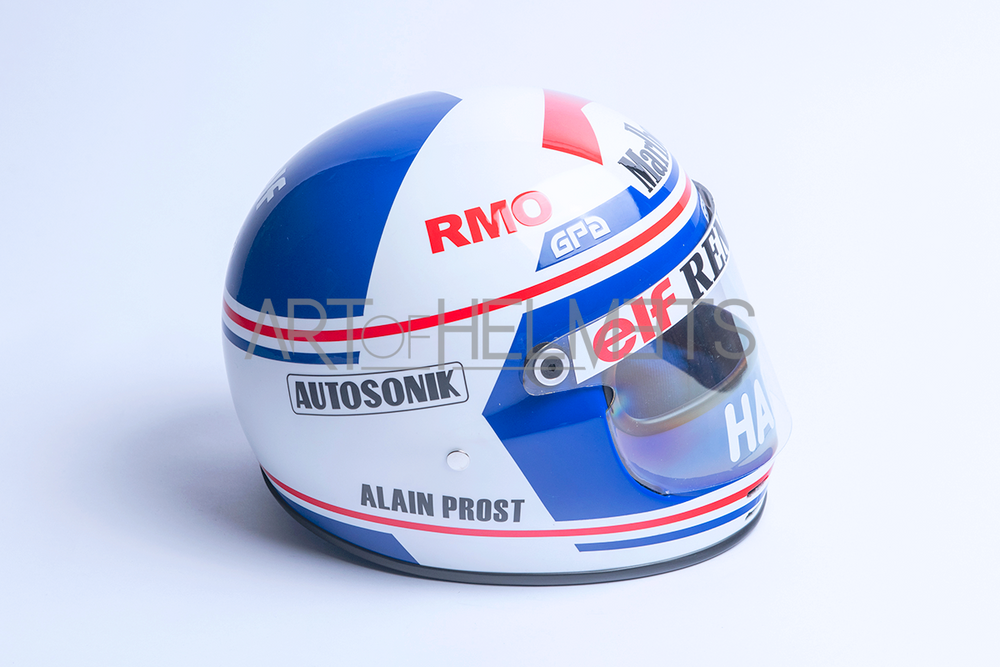 Alain Prost 1983 F1 Full-Size 1:1 Replica Helmet