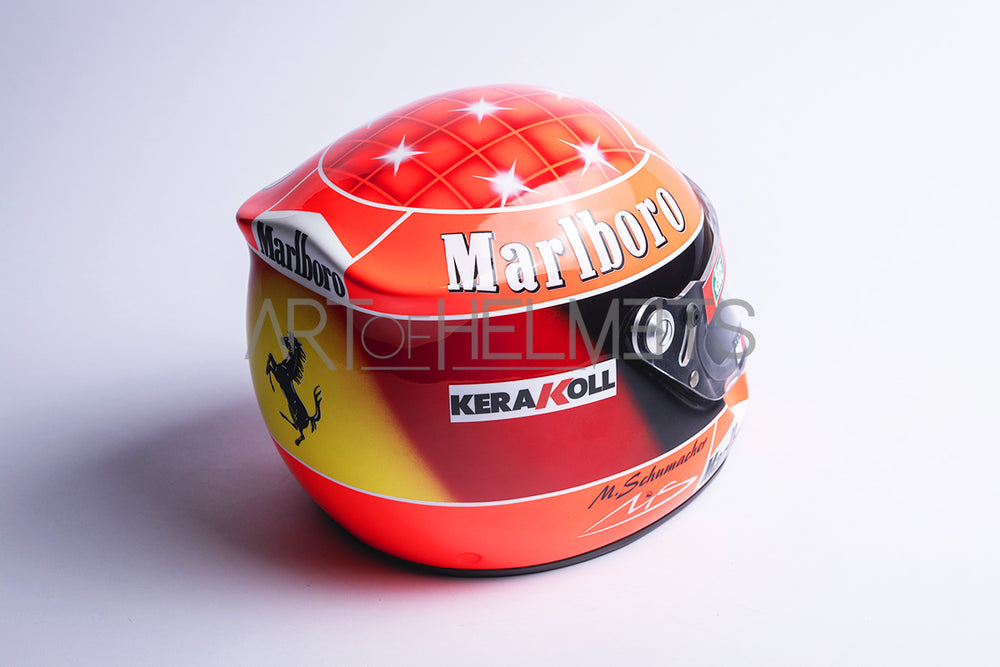 Michael Schumacher 2001 Full-Size 1:1 Replica Helmet