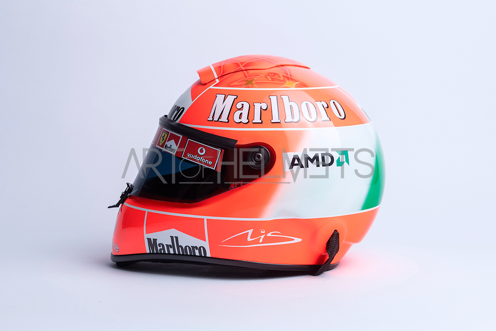 Michael Schumacher 2004 F1 Monza GP Full-Size 1:1 Replica Helmet