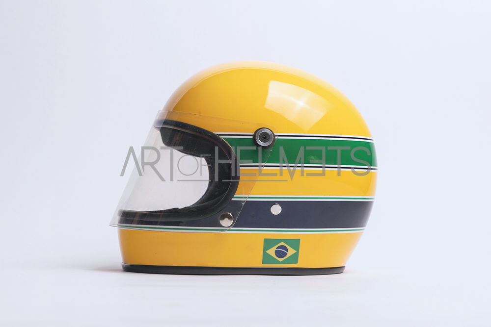 Ayrton Senna 1982 Formula Ford 2000 Full-Size 1:1 Replica Helmet