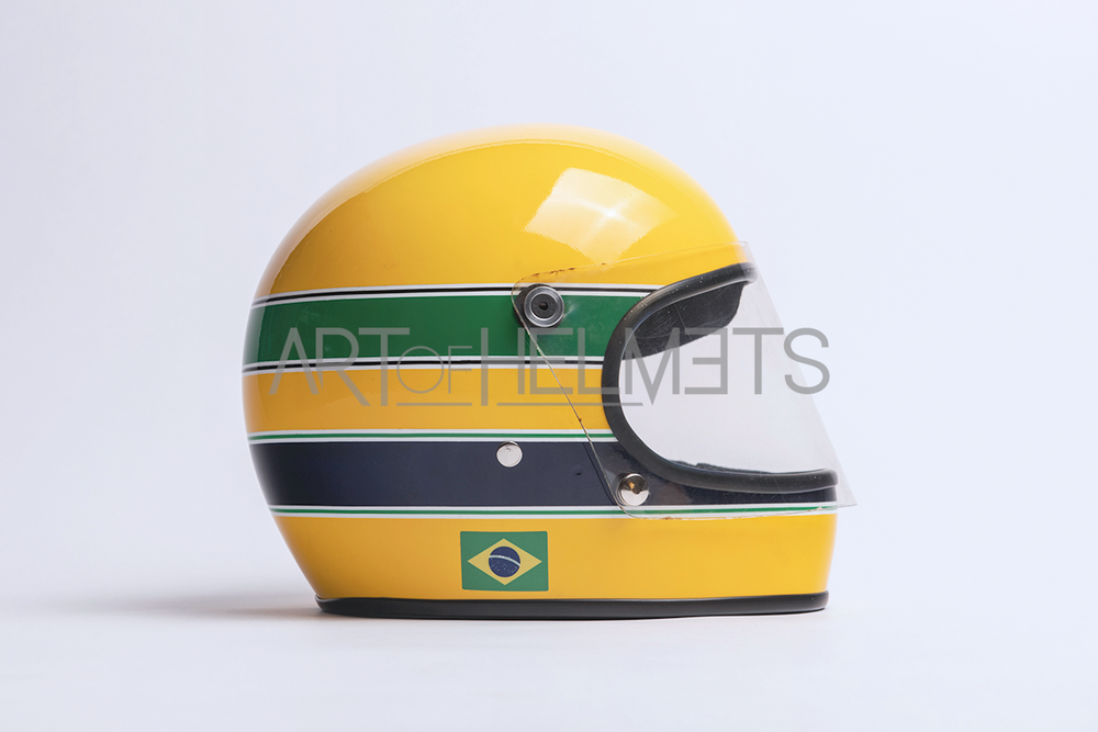 Ayrton Senna 1982 Formula Ford 2000 Full-Size 1:1 Replica Helmet