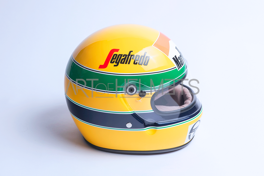 Ayrton Senna 1984 F1 Full-Size 1:1 Replica Helmet