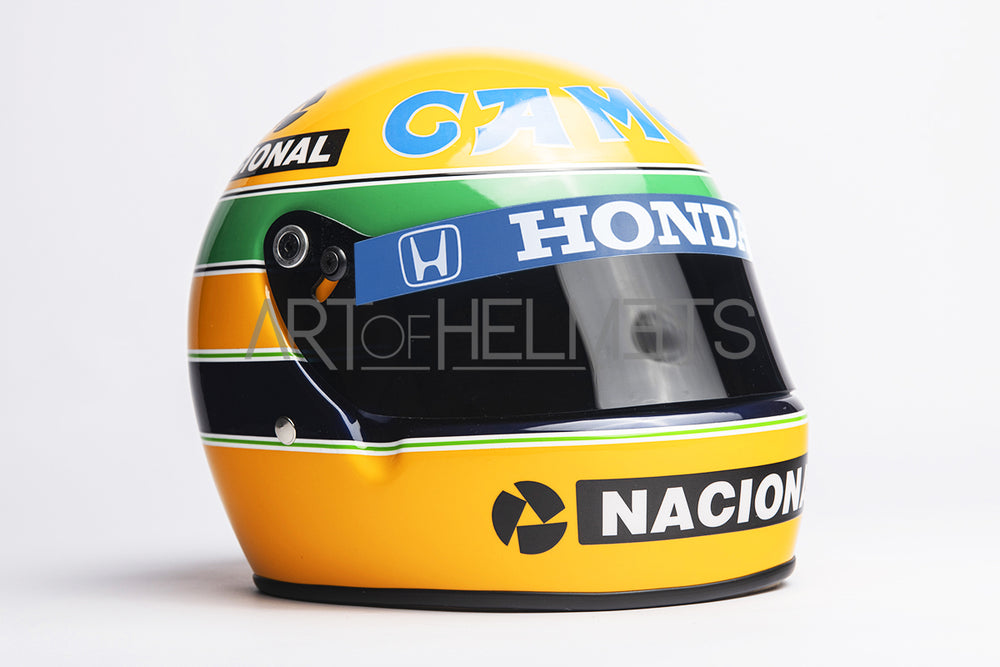 Ayrton Senna 1987 F1 Full-Size 1:1 Replica Helmet