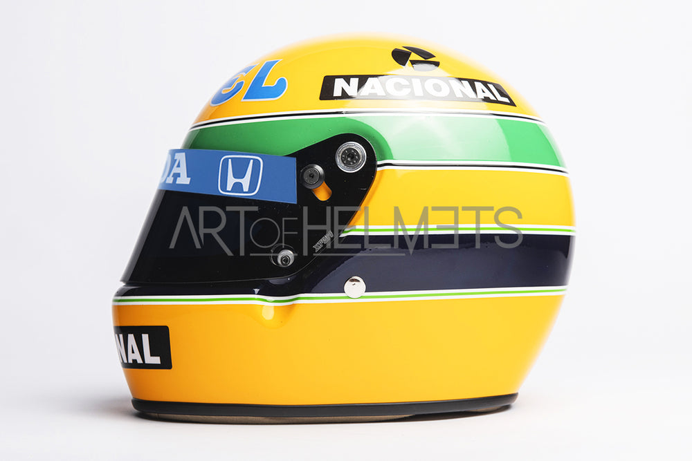 Ayrton Senna 1987 F1 Full-Size 1:1 Replica Helmet