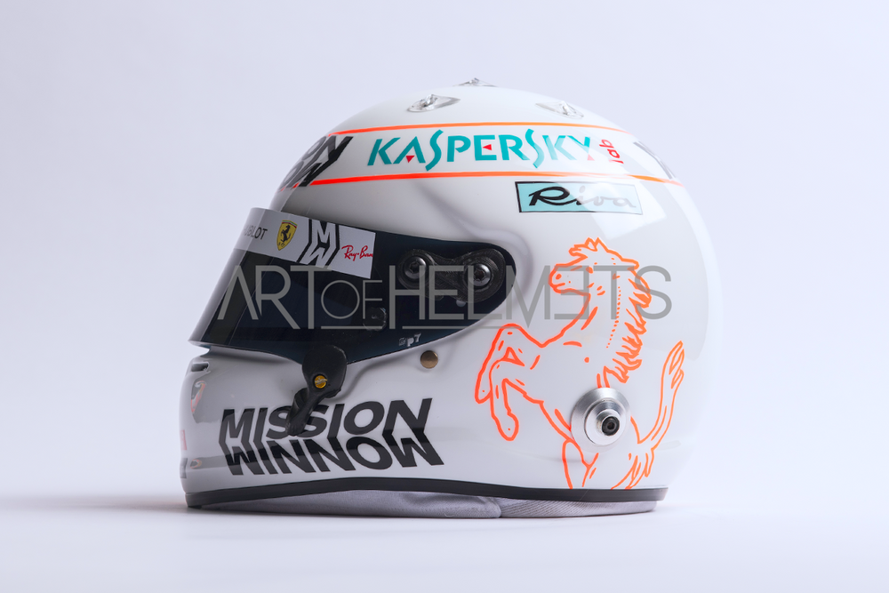 Sebastian Vettel 2019 Bahrain Grand Prix Full-Size 1:1 Replica Helmet