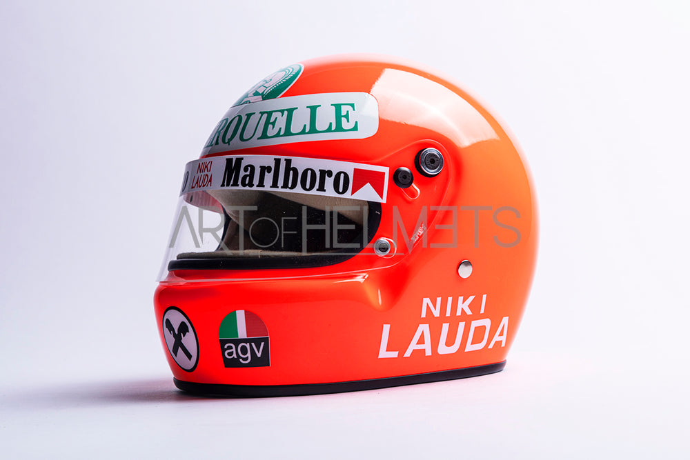 Niki Lauda 1975 Full-Size 1:1 Replica Helmet