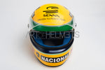 Ayrton Senna 1993 Paris Bercy Kart Vollformat 1:1 Helm-Replik