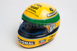 Ayrton Senna 1993 Paris Bercy Kart Vollformat 1:1 Helm-Replik