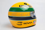 Ayrton Senna 1993 Paris Bercy Kart Vollformat 1:1 Helm-Replik