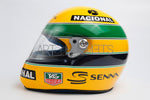 Ayrton Senna 1993 Paris Bercy Kart Vollformat 1:1 Helm-Replik