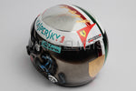 Sebastian Vettel 2017 Chrome Monza Grand Prix Full-Size 1:1 Helm-Replik