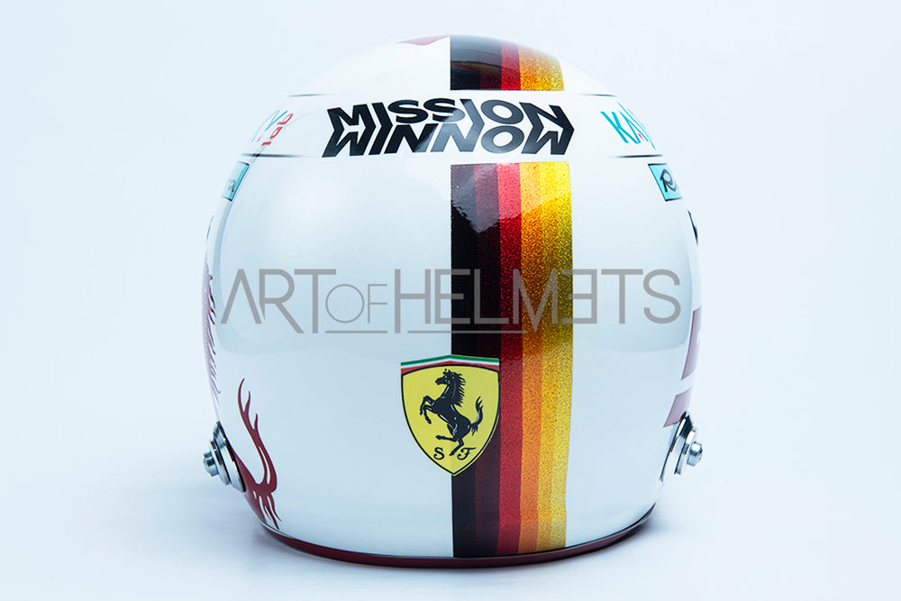 Sebastian Vettel 2019 Großer Preis von Brasilien Full-Size 1:1 Helm-Replik