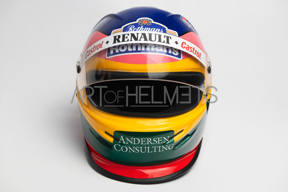 Jacques Villeneuve 1997 F1-Weltmeister in voller Größe 1:1 Helm-Replik