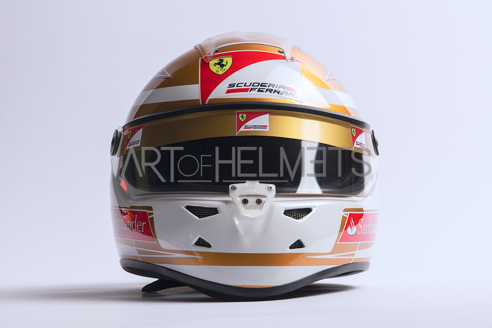 Fernando Alonso 2012 F1 Monaco Grand Prix Full-Size 1:1 Replica Helmet