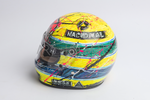 Ayrton Senna 1988 Art Custom Full-Size 1:1 Replica Helmet by Montesano.