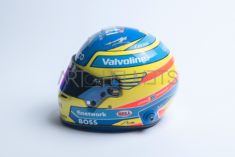 Fernando Alonso 2024 F1 Full-Size 1:1 Replica Helmet