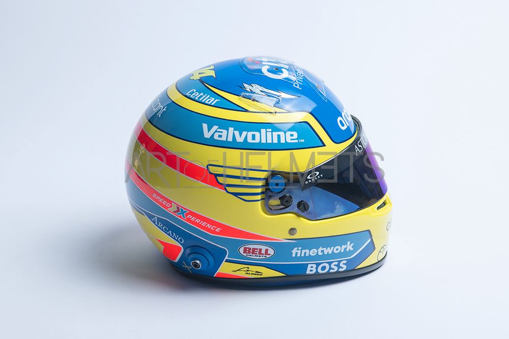 Fernando Alonso 2024 F1 Full-Size 1:1 Replica Helmet