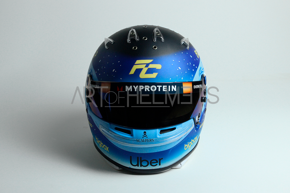 Franco Colapinto 2024 Qatar Grand Prix F1 Full-Size 1:1 Replica Helmet