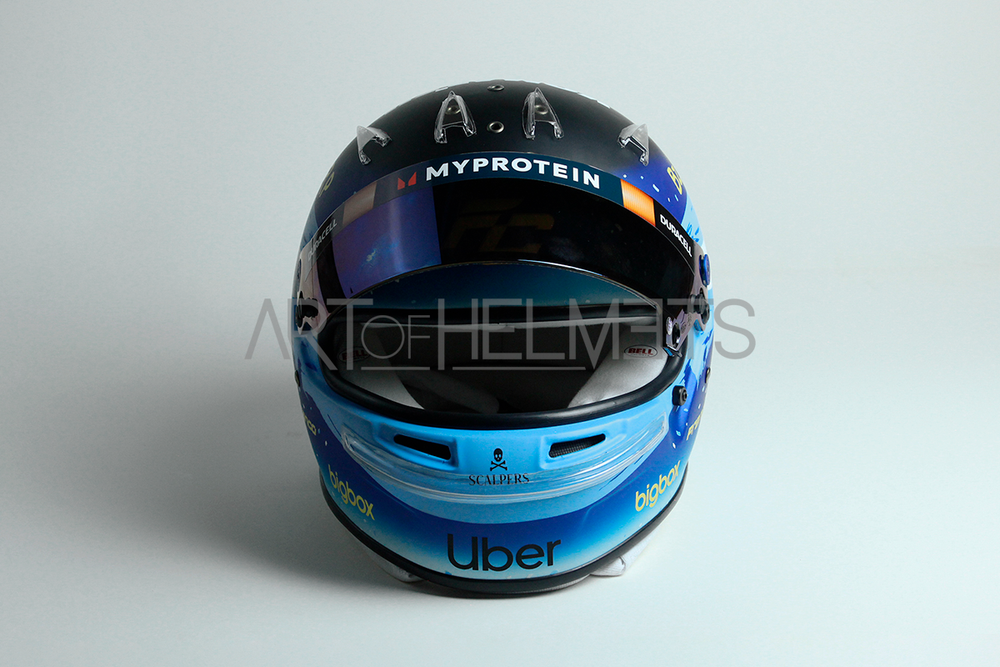 Franco Colapinto 2024 Qatar Grand Prix F1 Full-Size 1:1 Replica Helmet