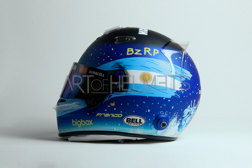 Franco Colapinto 2024 Qatar Grand Prix F1 Full-Size 1:1 Replica Helmet