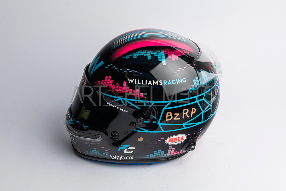 Franco Colapinto 2024 F2 "CLPNT x BZRP" Full-Size 1:1 Replica Helmet