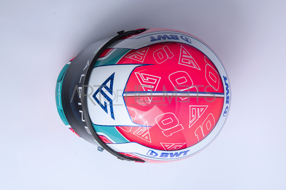 Pierre Gasly 2023 Miami GP F1 Full-Size 1:1 Replica Helmet