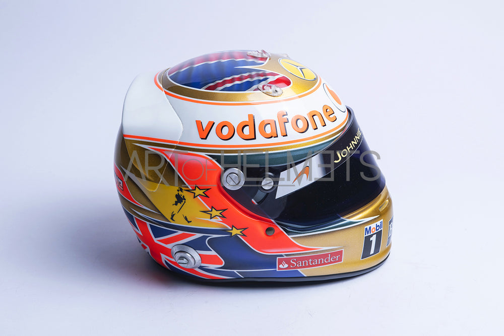 Lewis Hamilton 2012 Silverstone GP Full-Size 1:1 Replica Helmet