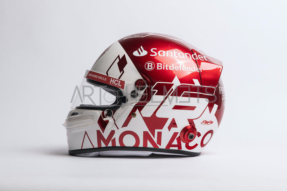 Charles Leclerc 2024 Monaco Grand Prix F1 Full-Size 1:1 Replica Helmet