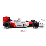 1:2 Scale Replica MP4-4 1988 Formula One Car