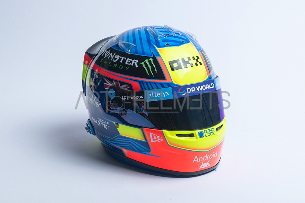 Oscar Piastri 2024 F1 Full-Size 1:1 Replica Helmet