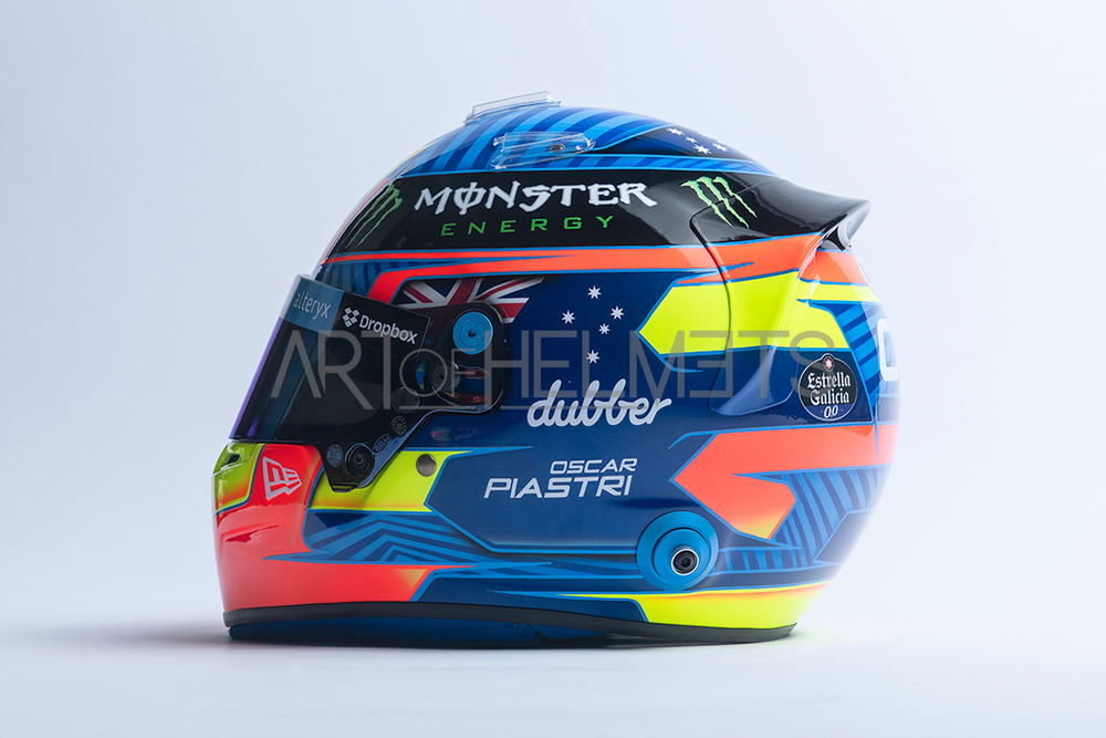 Oscar Piastri 2024 F1 Full-Size 1:1 Replica Helmet