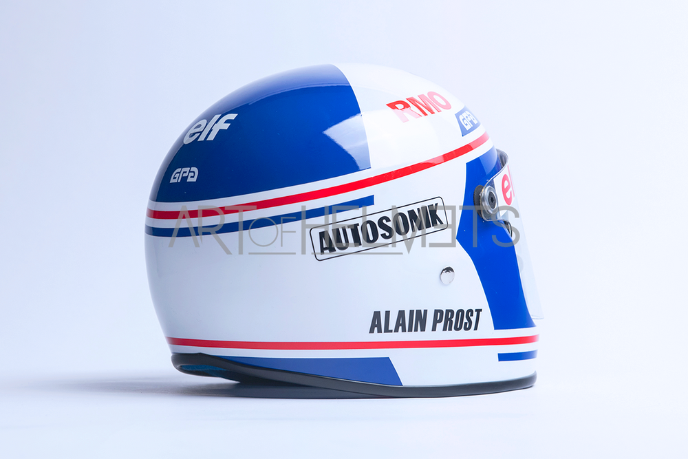 Alain Prost 1983 F1 Full-Size 1:1 Replica Helmet