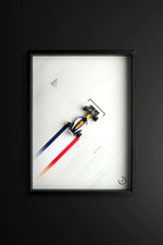 Alain Prost 1993 Art Framed Print