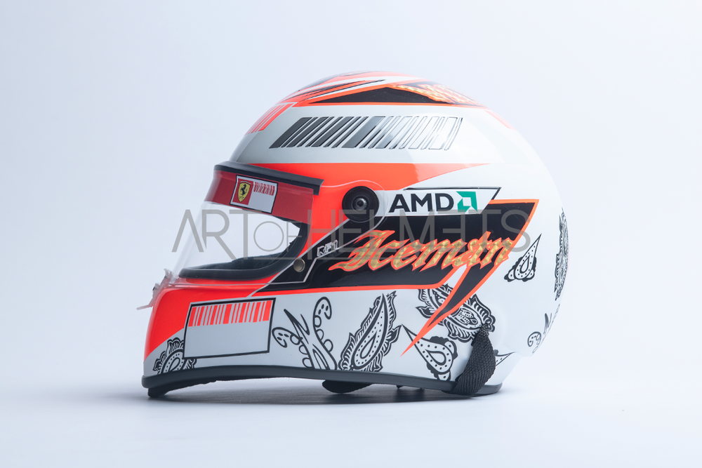 Kimi Räikkönen 2008 Monaco Grand Prix Full-Size 1:1 Replica Helmet