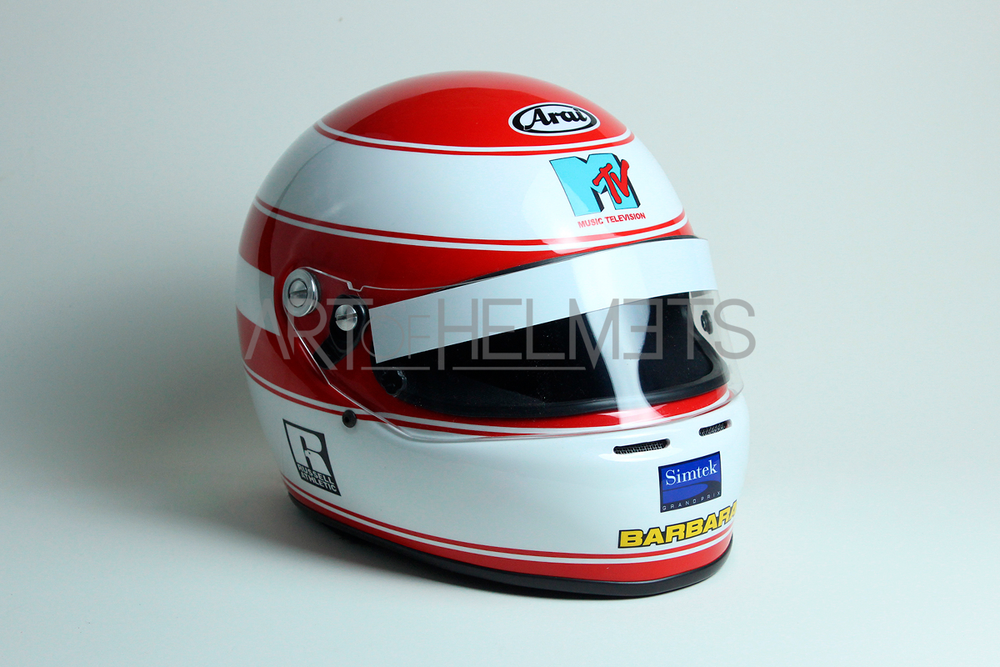 Roland Ratzenberger 1994 F1 Full-Size 1:1 Replica Helmet