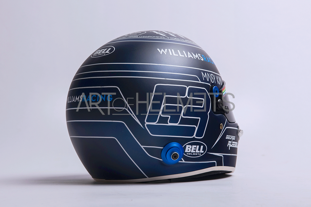 George Russell 2020 Abu Dhabi Grand Prix F1 Full-Size 1:1 Replica Helmet