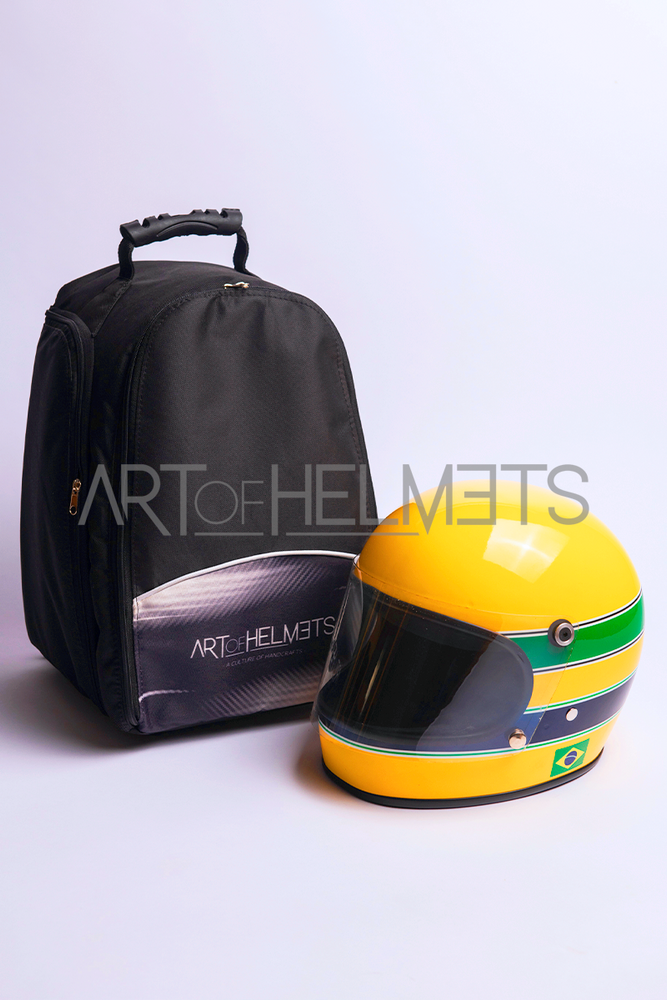 Ayrton Senna 1982 Formula Ford 2000 Full-Size 1:1 Replica Helmet