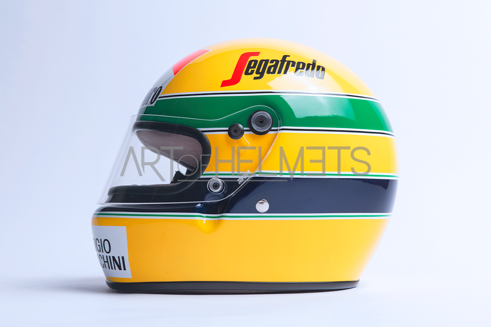 Ayrton Senna 1984 F1 Full-Size 1:1 Replica Helmet