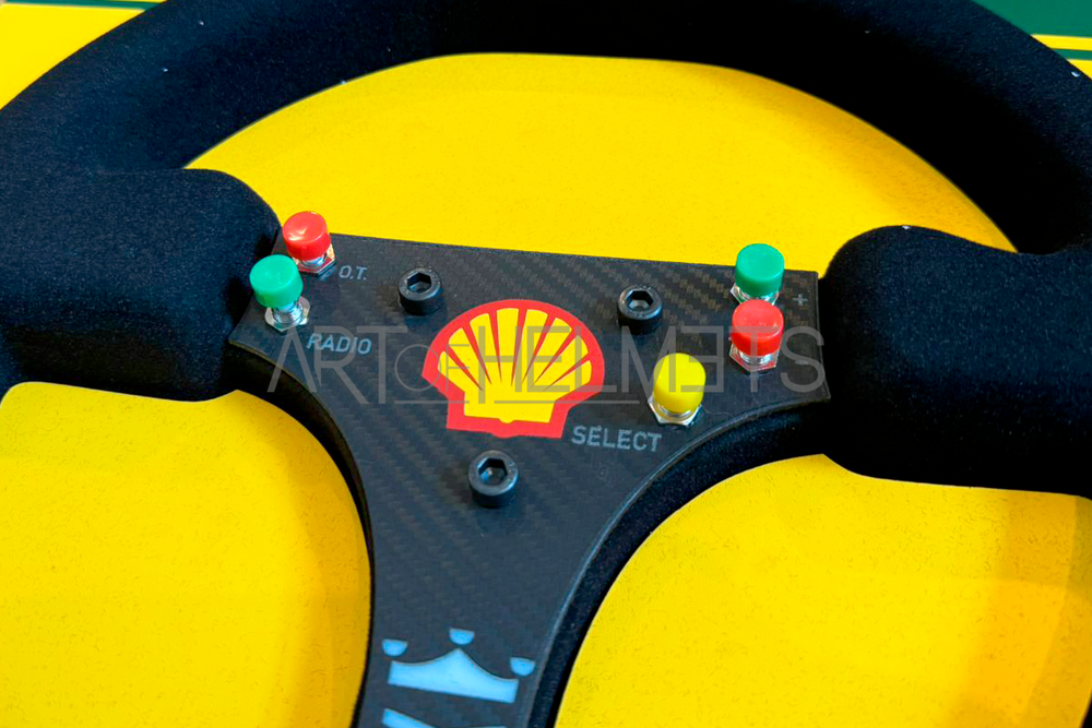 Ayrton Senna Mclaren MP4/6 1991 Steering Wheel 1:1 Scale Handmade Replica