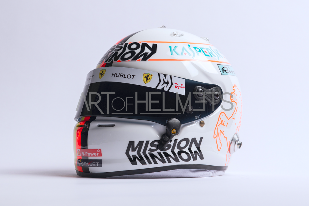 Sebastian Vettel 2019 Bahrain Grand Prix Full-Size 1:1 Replica Helmet