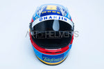 Fernando Alonso 2005 Campeón Mundial de F1 Casco de tamaño completo 1:1 Réplica del casco